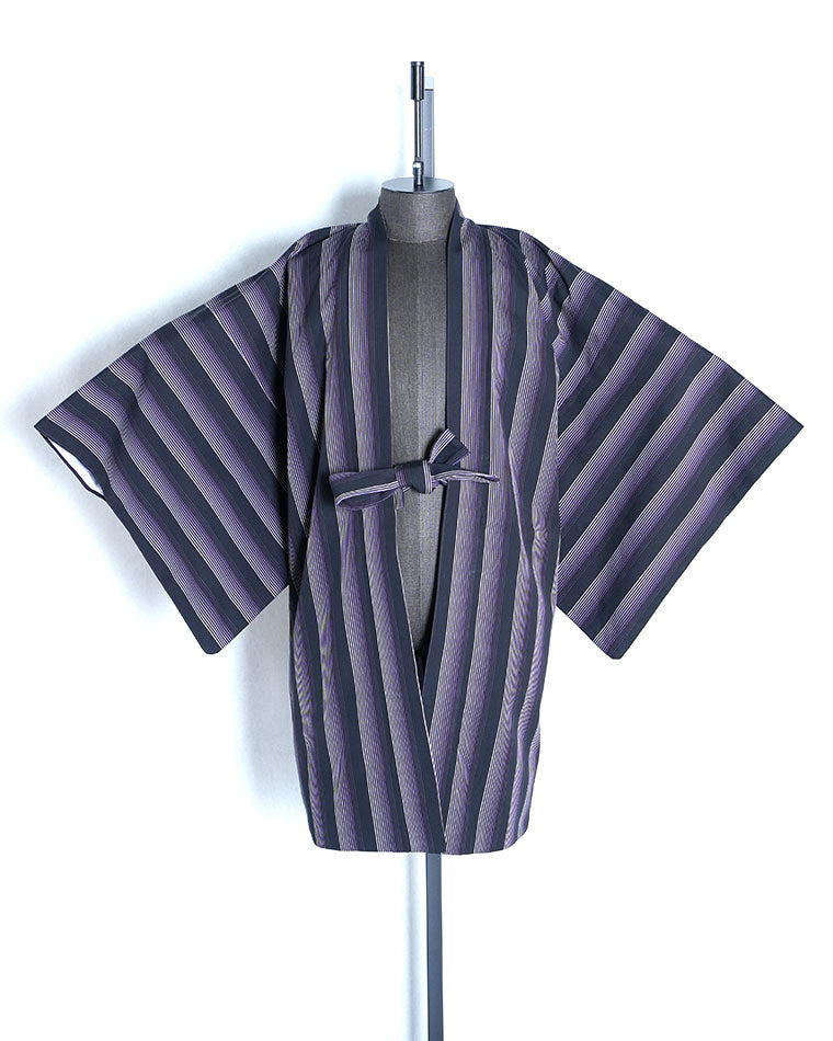 Re-designed Haori - Kokura-ori model (purple pattern)
