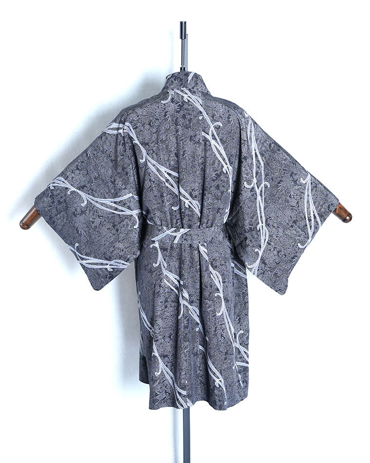 Re-designed Haori - Vintage kimono model (landscape pattern)