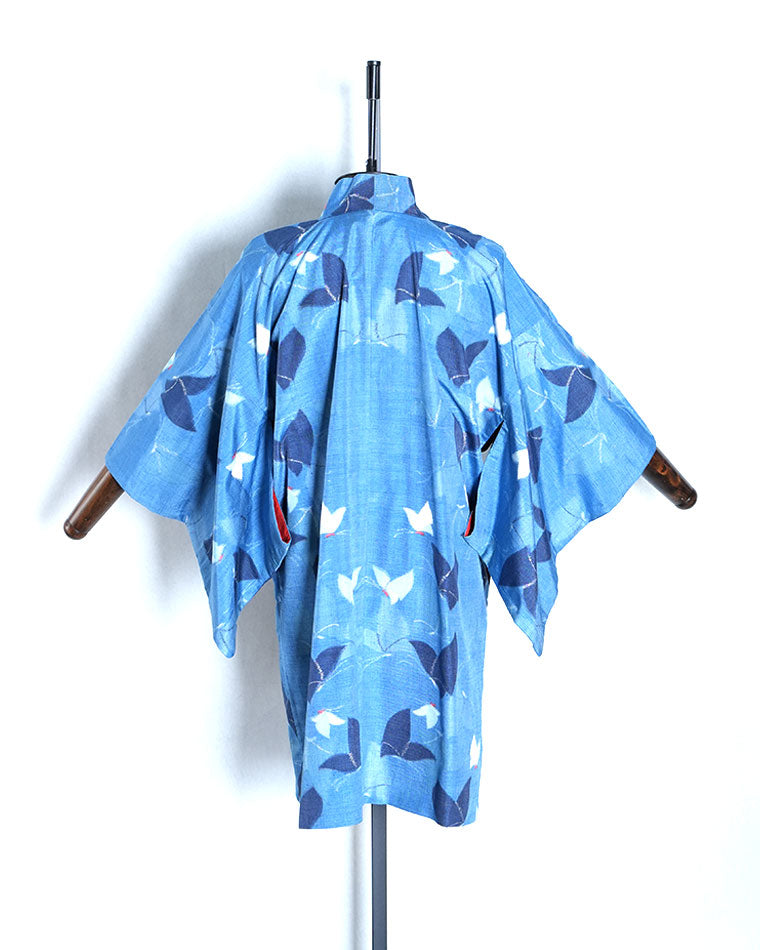 Re-designed Haori - Vintage kimono model (Butterfly pattern)
