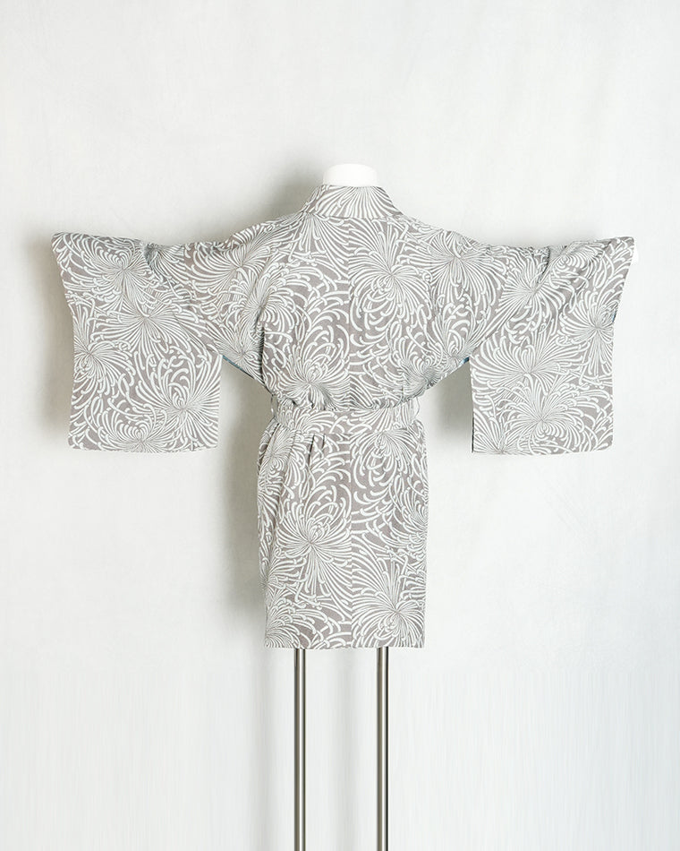 Re-designed Haori - Tokyo-Somekomon Large chrysanthemum pattern